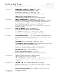 Richard Malone CV