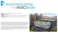 MUSC Library Renovation 