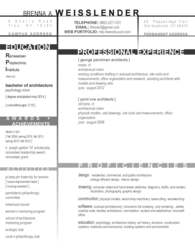 Resume and Work Samples