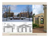 Mausolea at Cedar Grove Cemetery, University of Notre Dame