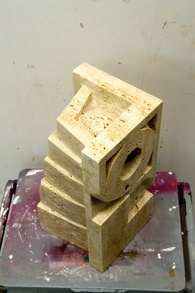 Institution and the City/ City in the Institution (Stone Carving)