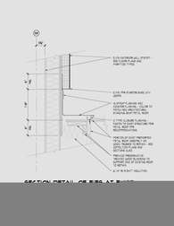 10. Section Detail of Gable End at Existing Front Entry Roof