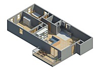revit2012 apartment spaces