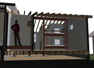 ArchiCAD 14 BIM Modeling - Small Thoughtful Lake Home Addition