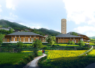 Tujia minority complex in Shizhu