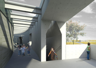 Entrance and revealing of architecture, Kindergarten in Alexandria,Meeting room
