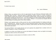 Letter of Reference