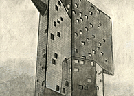 Freehand Drawing, Casino Knokke (Steven Holl)