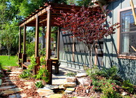 Reclaimed Heart Pine Pergola