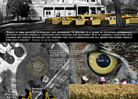 Owleye (Owl's eye) Hay Installation at the Woodmere Museum