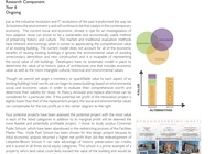 Master of Architecture Thesis