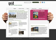 Website ReDesign for Grid Magazine