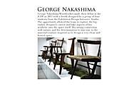 George Nakashima Trade Show Booth ICFF