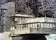 Rendering of Falling Water, Frank Lloyd Wright