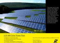 3.25 MW Solar Power Plant