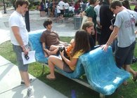 Blue Bench