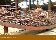 Dream Boat: Copper Fabrication Sculpture