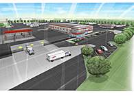 Ryder - New Prototype 6 Bay Maintenance Facility, Used Truck Center and Refueling Station