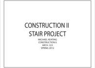 Stair Construction