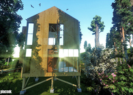 American wood house