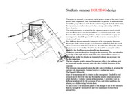 Student summer housing design