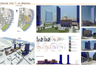 Putting the X in Drexel is a Mix Use project on Drexel University Campus near 30th Street Station