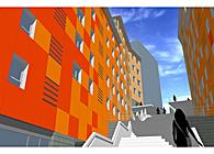 Social housing complex (44 apartments), facilities and Urbanization.