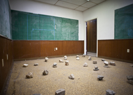 Sculpture and sound installed in a vacant warehouse at 425 Bedford St. in West Dallas, (2011).