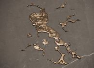 Bronze Liquid Forms Concept