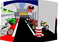 MOTO Pulsions - interior / Architect: Damien Freudenreich, Maubeuge - France 