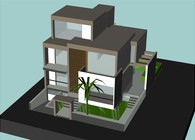 preliminary model for a luxury home in Halandri - Athens, Greece