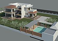 Club House at Watermark, a bungalow scheme, Independant Practice, Studio Morphosis