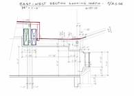 7. Section Diagram of Zone for Ductwork in Front Entry