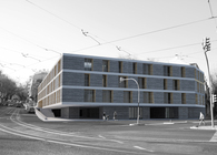 Collective housing building