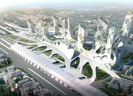 Xipu high-speed railways station urban design 