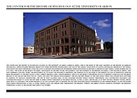 University of Akron - Center for the History of Psychology