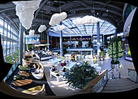 Foodcourt area in FORUM Shopping Centre