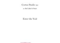 Enter the void
