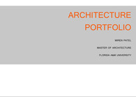 Architecture Portfolio