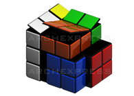 Rubik gives you the solution! Compact container for recycling or storage.