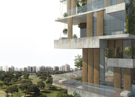 SKYCONDOS competition in Lima, Perú. Honourable Mention out of 384 proposals