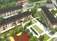 revitalization old barrack for residential social architecture