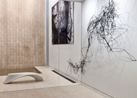 Synapse Straw Installation and Odalisque Bench