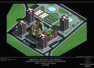 200 Social Flats National Architecture Contest Project, (AIN NAADJA, Algiers, Algeria)