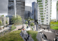 Urban Creek, vertical mixed-use, Beijing, China
