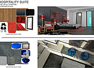 Hospitality Suite Concept Rendering and selections