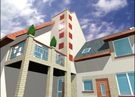 apartment with 4 flats