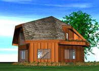 Octagon wooden house at Canada