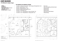 Cafe Mundo - Working Drawings / Sustainable Designs