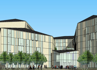 Resort Hotel and wellness center at a hill land